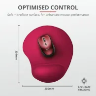 Mouse pad trust bigfoot mouse pad - red  specifications general Trust - 1