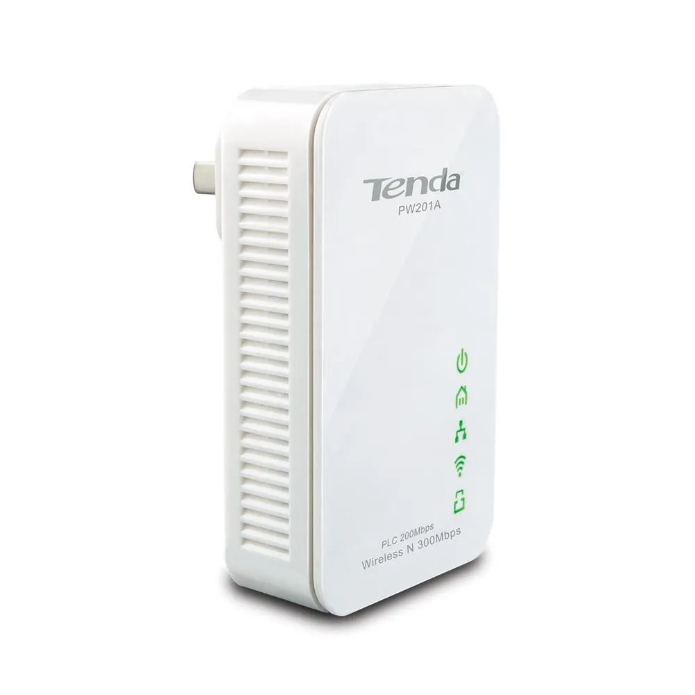 Tenda wireless n300 powerline extender pw201a standard and protocol: homeplugav Tenda - 1