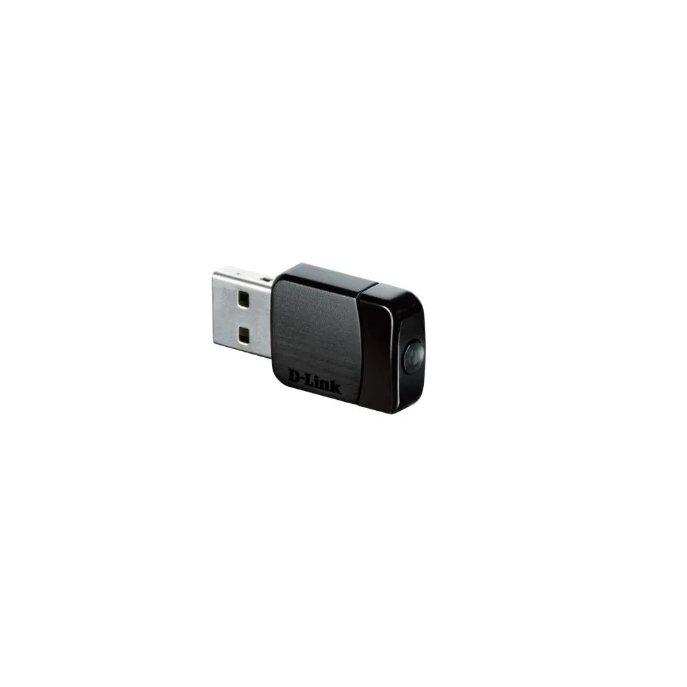 Adaptor wireless d-link ac600 dual-band 433/150mbps micro usb2.0 buton wps D-link - 1