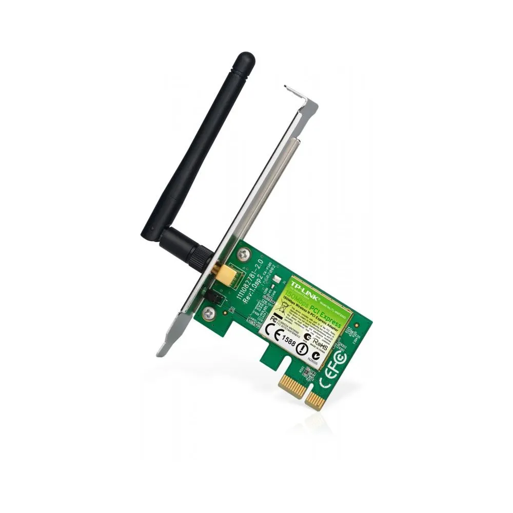 Adaptor wireless tp-link n150 pci-e 1 antena detasabila Tp-link - 1