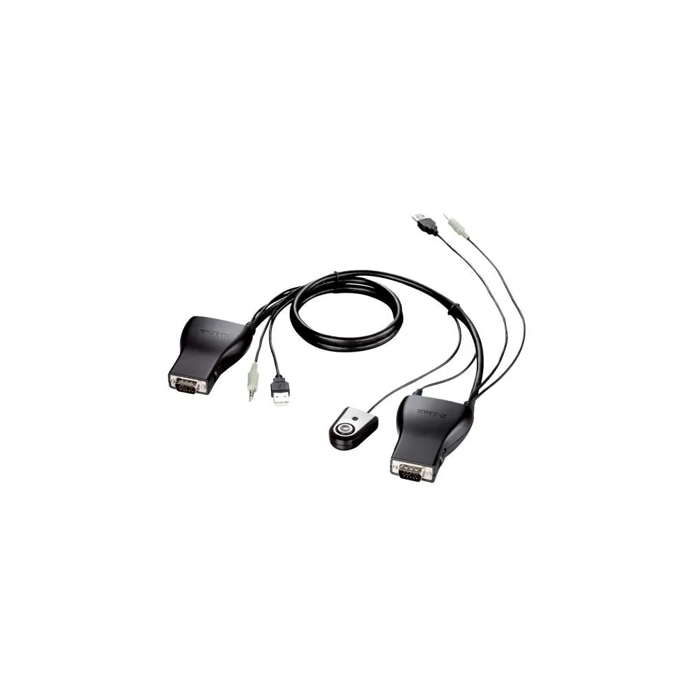 Switch kvm d-link 2 porturi audio/usb 2x usb vga connector D-link - 1