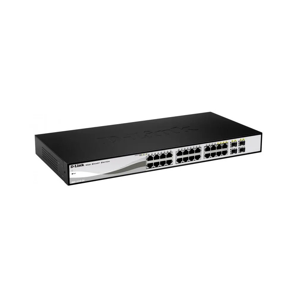 Switch d-link dgs-1210-24 20 porturi gigabit 4 porturi combo 1000baset/sfp D-link - 1