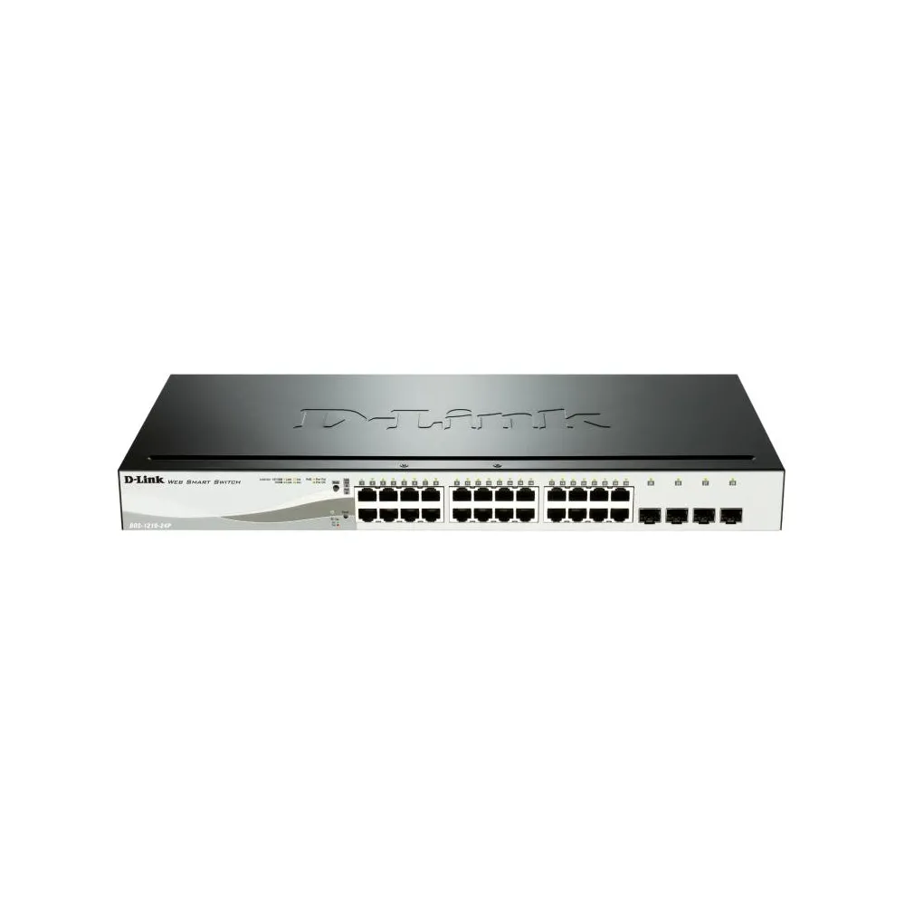 Switch d-link dgs-1210-24p 12 porturi gigabit 12 porturi gigabit poe D-link - 1