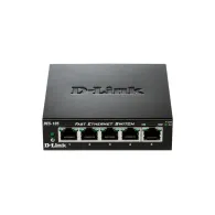 Switch d-link des-105 5 porturi 10/100mbps desktop fara management metal D-link - 1