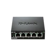 Switch d-link des-105 5 porturi 10/100mbps desktop fara management metal D-link - 1