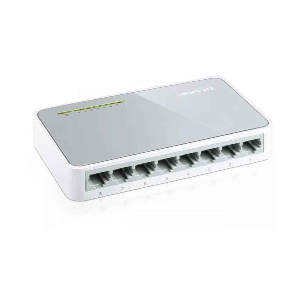 Switch tp-link tl-sf1008d 8 porturi 10/100mbps desktop plastic Tp-link - 1