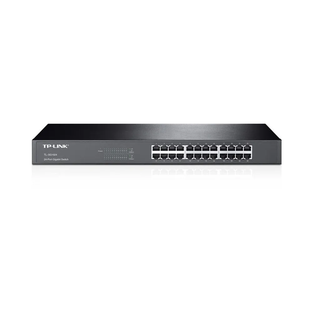 Switch tp-link tl-sg1024 24 porturi gigabit 48gbps capacity 1u 19 Tp-link - 1