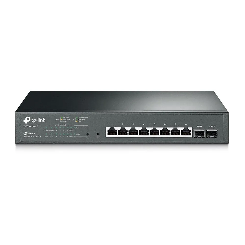 Tp-link jetstream 8-port gigabit smart poe+ switch with 2 sfp Tp-link - 1