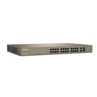 Tenda 24-port 10/100mbps + 2 gigabit web smart poe switch Tenda - 1