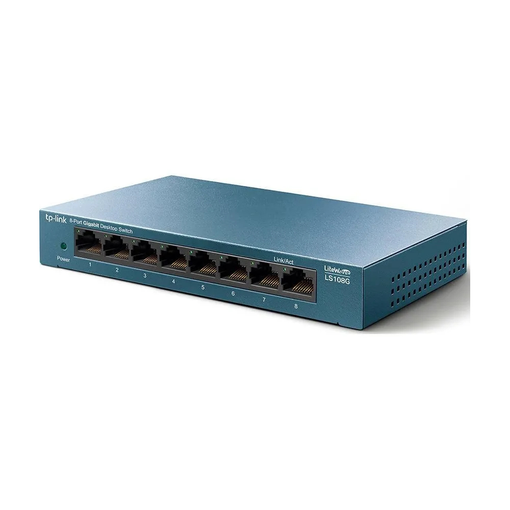 Tp-link 8-port gigabit switch ls108g standards and protocols: ieee 802.3i/802.3u/ Tp-link - 1