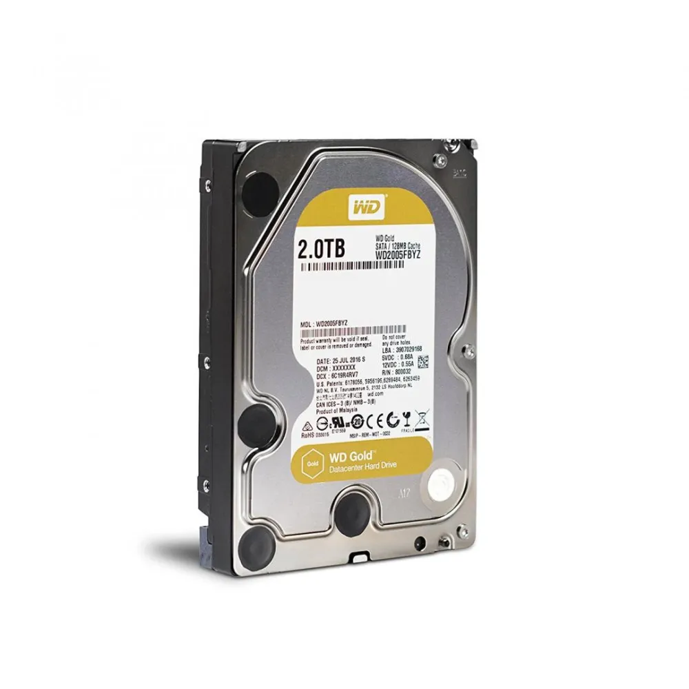 Hdd intern wd 3.5 2tb 7200rpm gold sata3 128mb Wd - 1