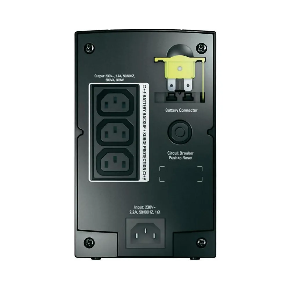 Ups apc back-ups bx line-interactive / aprox.sinusoida 500va / 300w Apc - 1