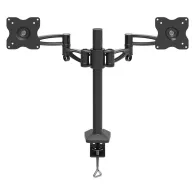 Barkan dual monitor desk mount black 5 movement -vertical adjustment Barkan - 1