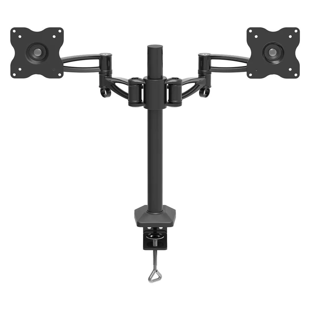 Barkan dual monitor desk mount black 5 movement -vertical adjustment Barkan - 1