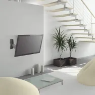 Support wall lcd/tv the mount has 3 pivots which: rotate Barkan - 1