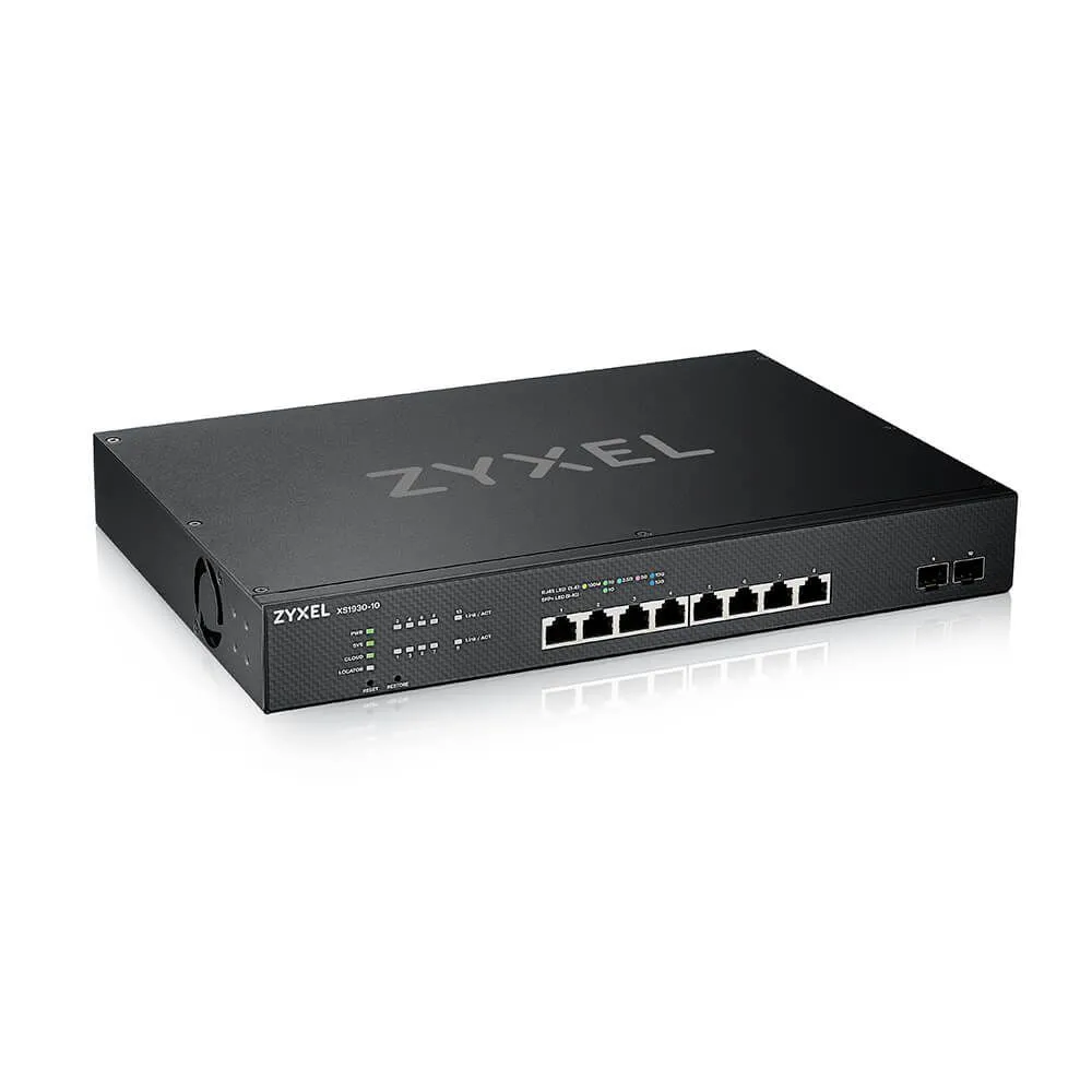 Zyxel XS1930-10-ZZ0101F switch-uri Gestionate L3 10G Ethernet (100/1000/10000) Negru Zyxel - 1