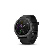 Ceas smartwatch garmin vivoactive 3 gps slate curea silicon neagra Garmin - 1