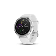 Ceas smartwatch garmin vivoactive 3 gps argintiu curea silicon alba Garmin - 1
