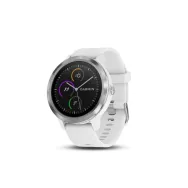 Ceas smartwatch garmin vivoactive 3 gps argintiu curea silicon alba Garmin - 1
