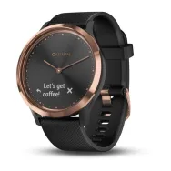 Ceas inteligent hibrid garmin vívomove™ hr negru cu brăţară black-rose Garmin - 1