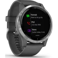 Smart watch garmin vivoactive 4 shadow gray/silver seu smart notifications Garmin - 1