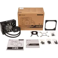 Cooler cpu corsair h45 racire cu lichid ventilator 2x120mm baza Corsair - 1