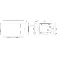 Monitor signage 65 philips 65bdl4050d led wide 1920x1080 android 16:9 Philips - 1