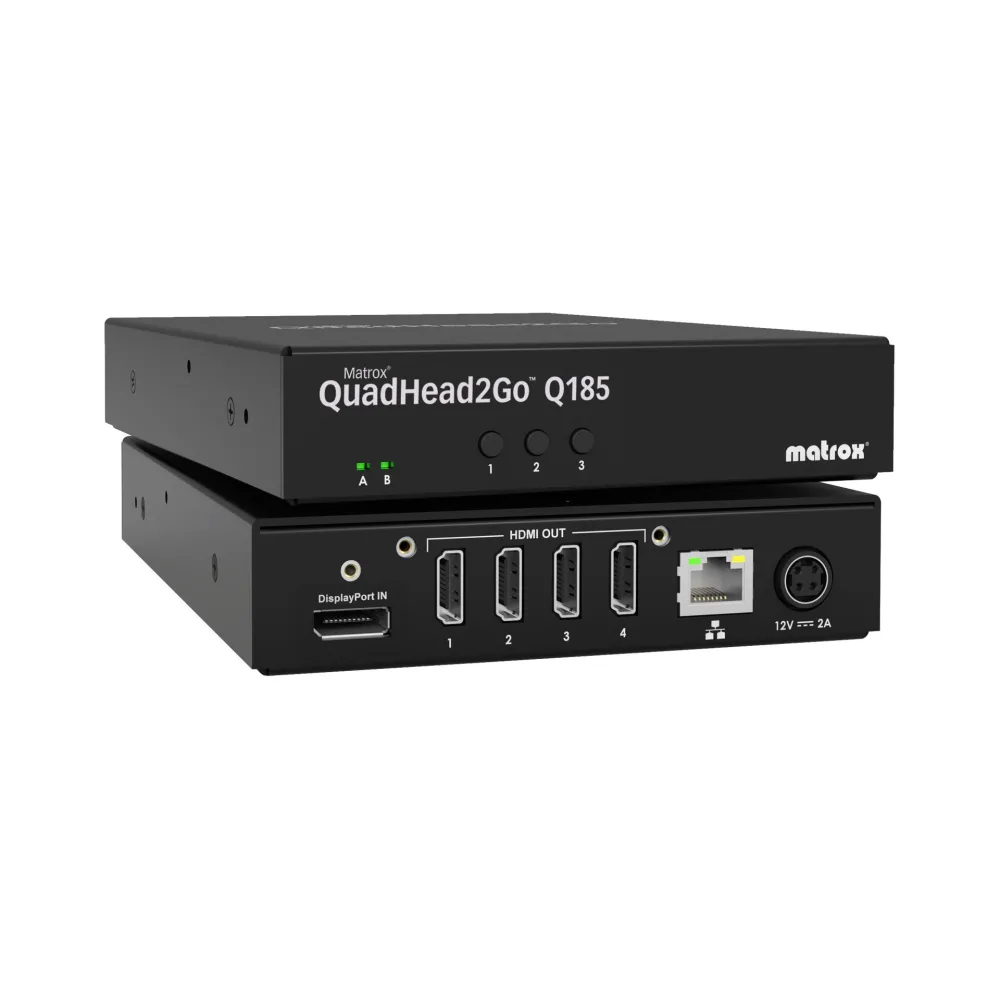 Matrox QuadHead2Go Q185 Multi-Monitor Controller Appliance / Q2G-DP4K Matrox - 1