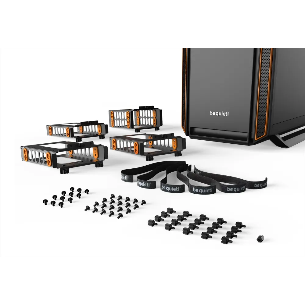 be quiet! Silent Base 801 Window Midi Tower Negru, Portocală Be quiet! - 1