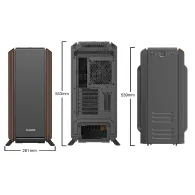 be quiet! Silent Base 801 Window Midi Tower Negru, Portocală Be quiet! - 3