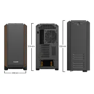 be quiet! Silent Base 601 Window Midi Tower Negru, Portocală Be quiet! - 3