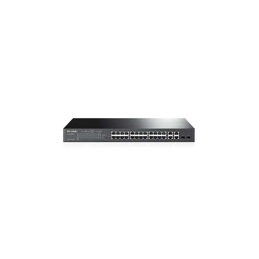 TP-LINK T1500-28PCT Gestionate L2 Fast Ethernet (10/100) Power over Ethernet (PoE) Suport 1U Negru Tp-link - 1