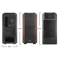 be quiet! Silent Base 600 Midi Tower Portocală, Negru Be quiet! - 12