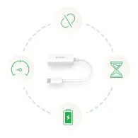 D-Link DUB-E250 card de rețea Ethernet 2500 Mbit/s D-link - 4