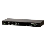 ATEN CS1316-AT-G switch-uri pentru tastatură, mouse și monitor (KVM) Raft pentru montat echipamente Negru Aten - 1