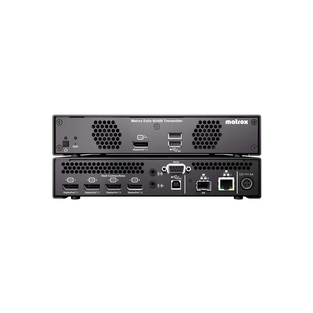 Matrox EXTIO3 N3408 TRANSMIT APPLIANCE extender KVM Transmițător Matrox - 1