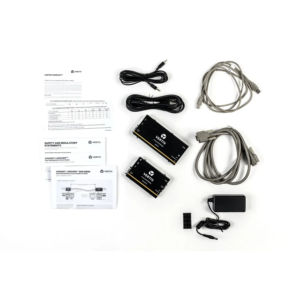 Vertiv Avocent LV3010P-202 extender KVM Transmițător și receptor Vertiv - 1