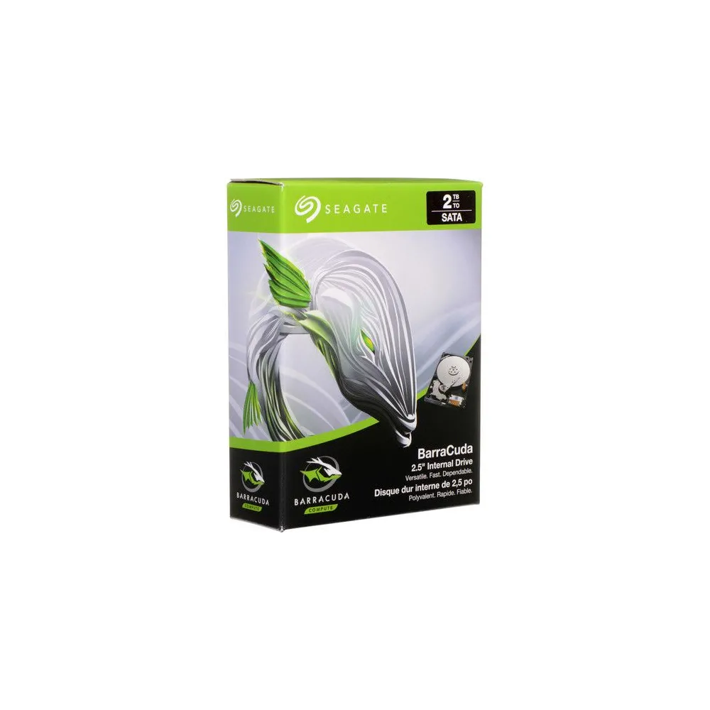 Seagate Barracuda 2TB 2.5" 2.5" 2000 Giga Bites ATA III Serial Seagate - 1