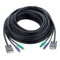 ATEN 30ft PS/2 cabluri KVM Negru 10 m Aten - 1