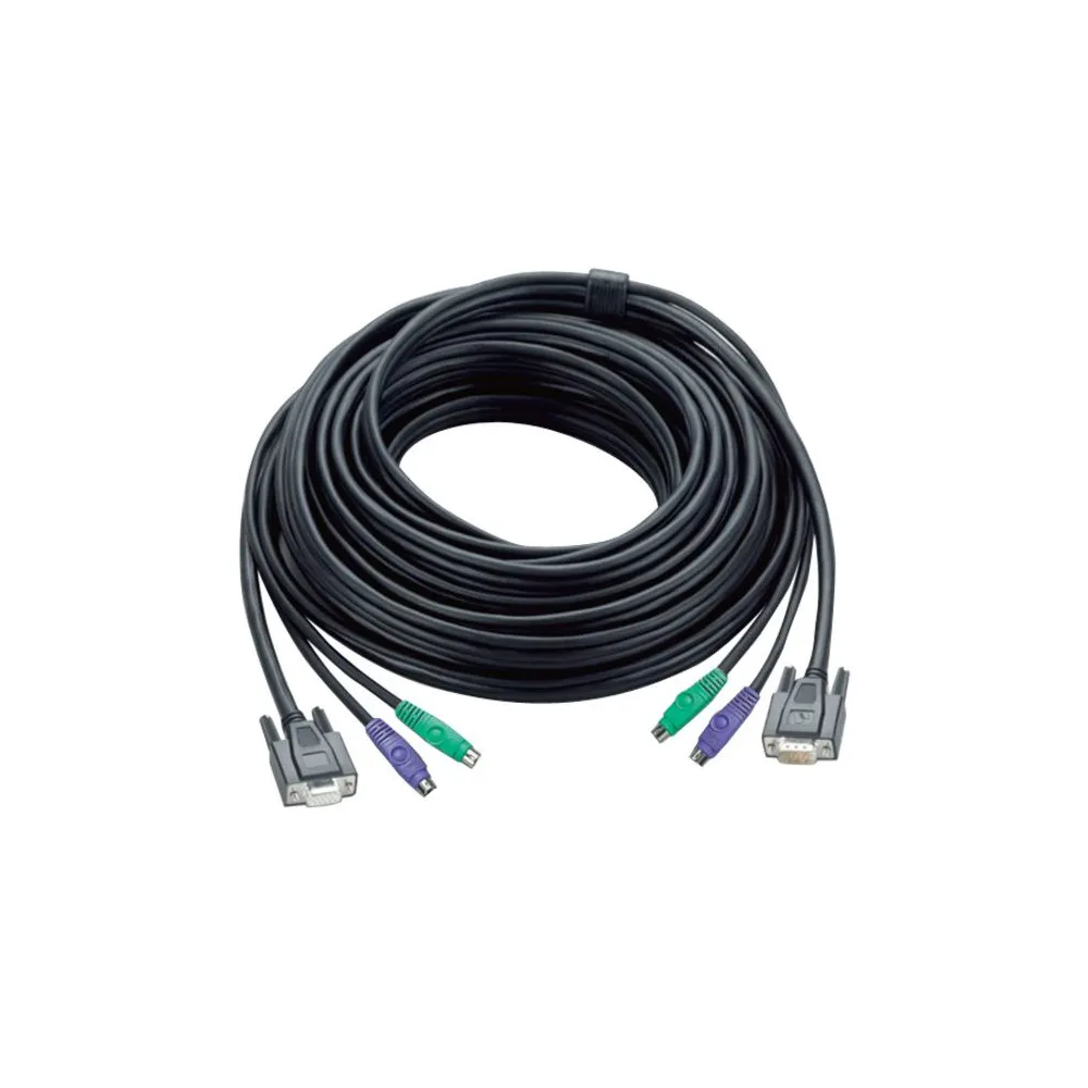 ATEN 30ft PS/2 cabluri KVM Negru 10 m Aten - 1