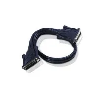 ATEN 0.6m DB25 cabluri seriale Negru 0,6 m Aten - 1
