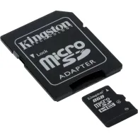 Micro secure digital card kingston 8gb clasa 4 adaptor sd Kingston - 1