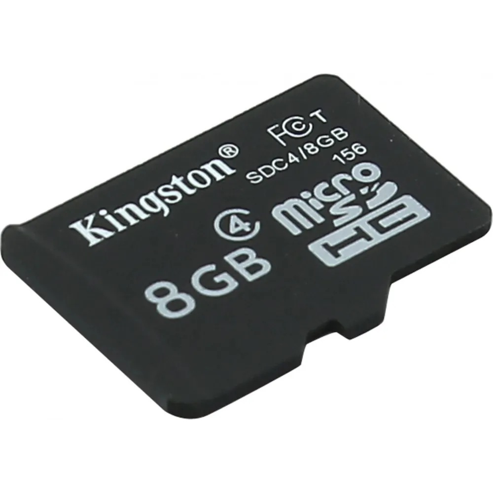 Micro secure digital card kingston 8gb sdc4/8gbsp clasa 4 fara Kingston - 1