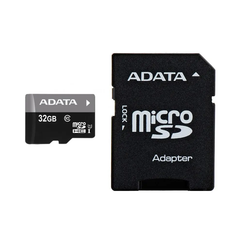 Micro secure digital card adata 32gb ausdh32guicl10-ra1 clasa 10 cu Adata - 1