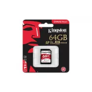 Secure digital card kingston 64gb sdxc clasa 10 uhs-i 100mb/s Kingston - 1