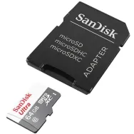 Micro secure digital card sandisk 64gb clasa 10 reading speed: Sandisk - 1