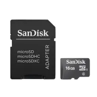 Micro secure digital card sandisk 16gb include adaptor (pentru adaptor) Sandisk - 1