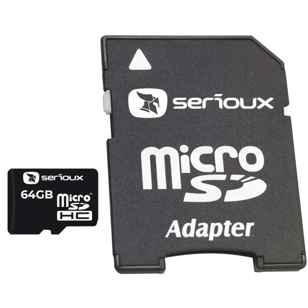 Micro secure digital card serioux 64gb uhs-i sftf64ac10 clasa 10 Serioux - 1