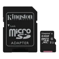 Microsd kingston 64gb select plus clasa 10 uhs-i performance r: Kingston - 1