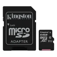 Microsd kingston 64gb select plus clasa 10 uhs-i performance r: Kingston - 1
